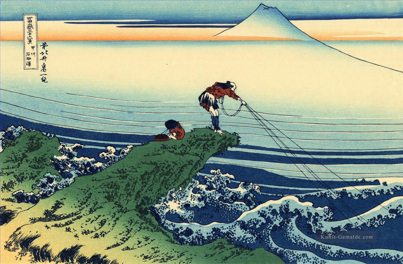 Kajikazawa in der kai Provinz Katsushika Hokusai Ukiyoe Ölgemälde